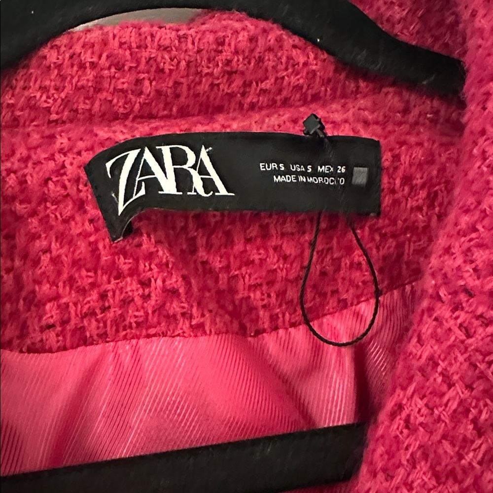 Zara jewel button textured coat - Picture 2 of 7